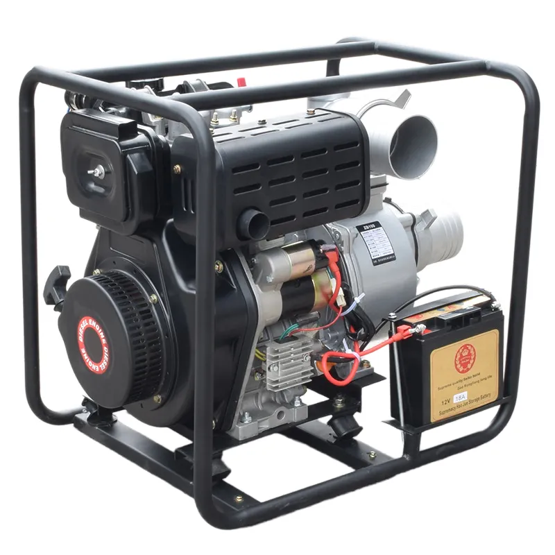 Ponp transfè irigasyon ki mache ak dyezèl